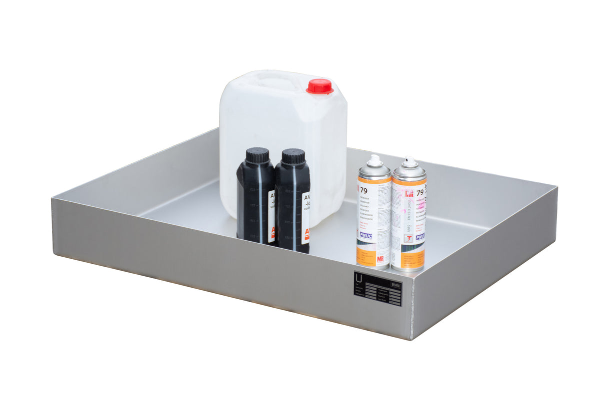 Kleingebindewannen aus Edelstahl für Paletten KGW-P V4A