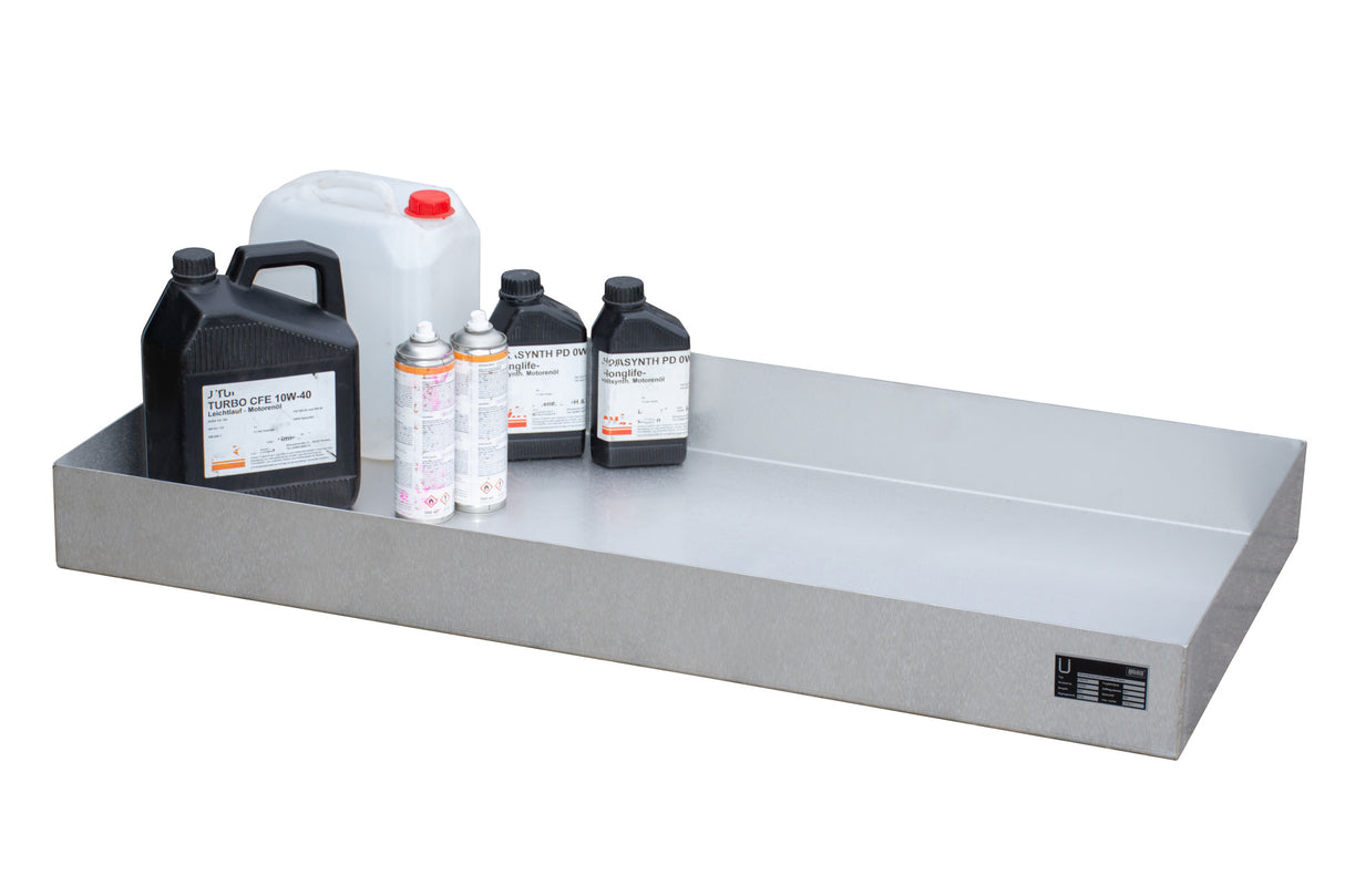 Kleingebindewannen aus Edelstahl für Paletten KGW-P V4A