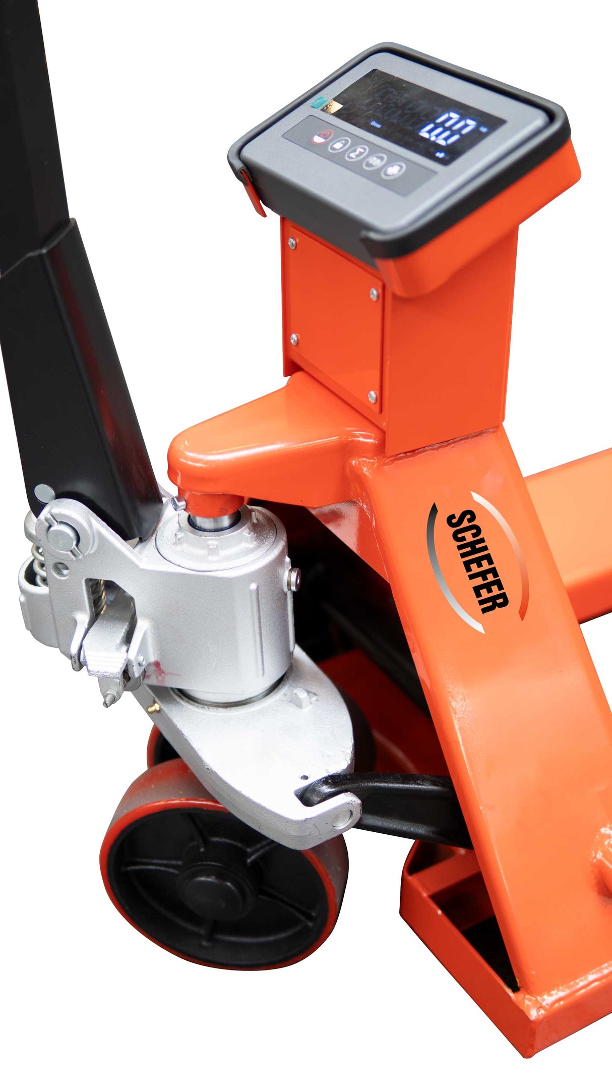 Schefer Gabelhubwagen Eco mit Waage