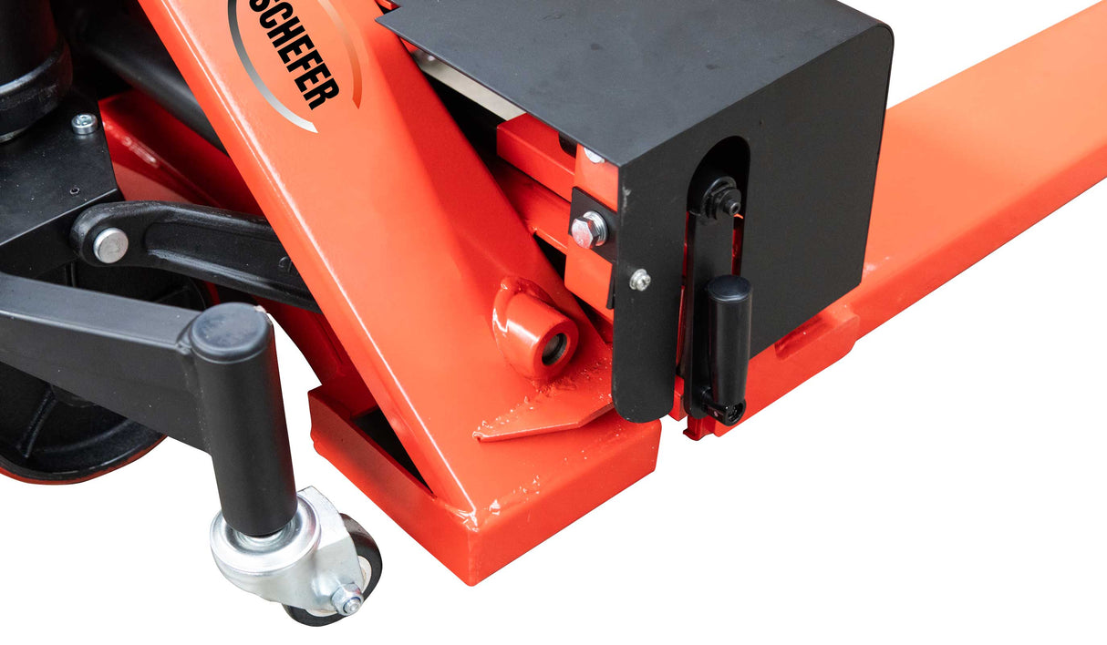 Schefer Gabelhubwagen mit verstellbaren Gabeln